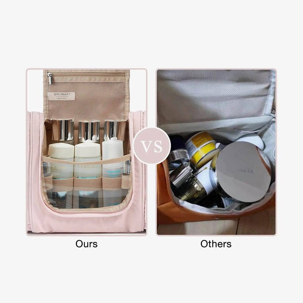 Stripe Hanging Toiletry Bag Medium - Pink - Image 6