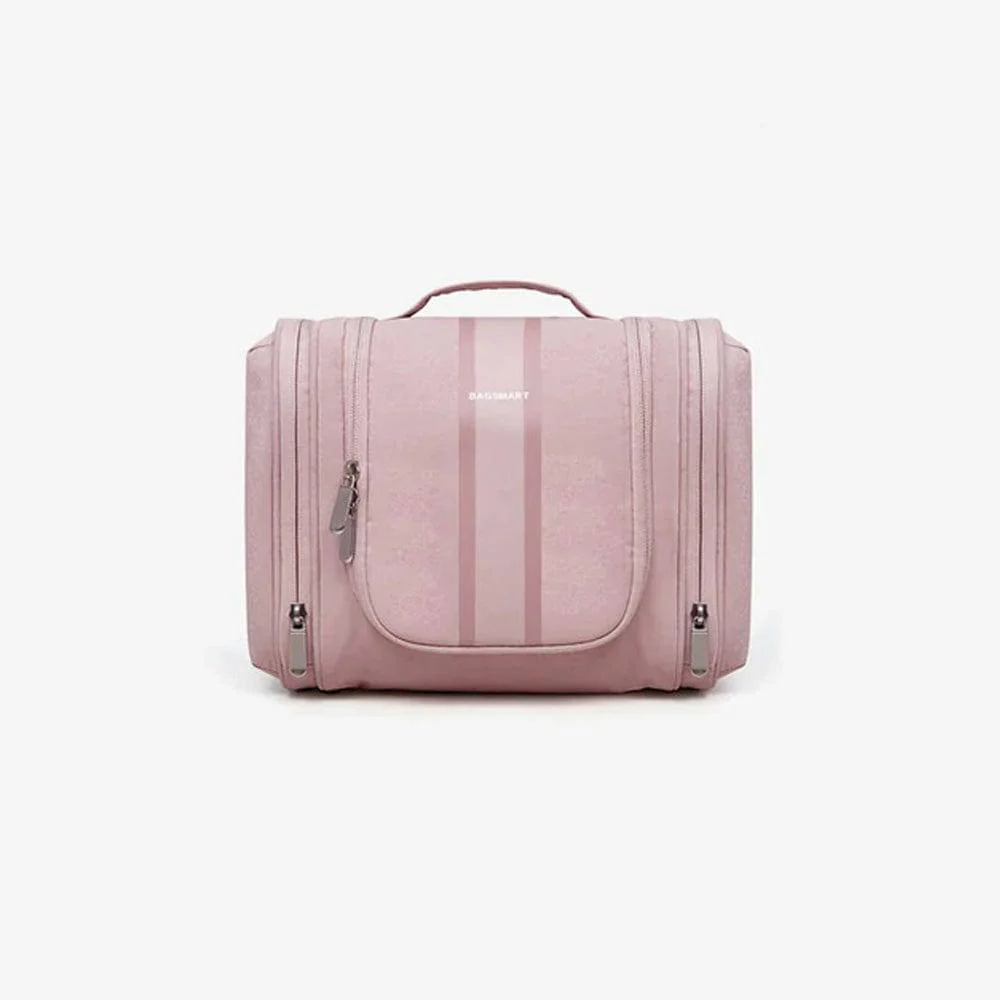 Stripe Hanging Toiletry Bag Medium - Pink - Image 9