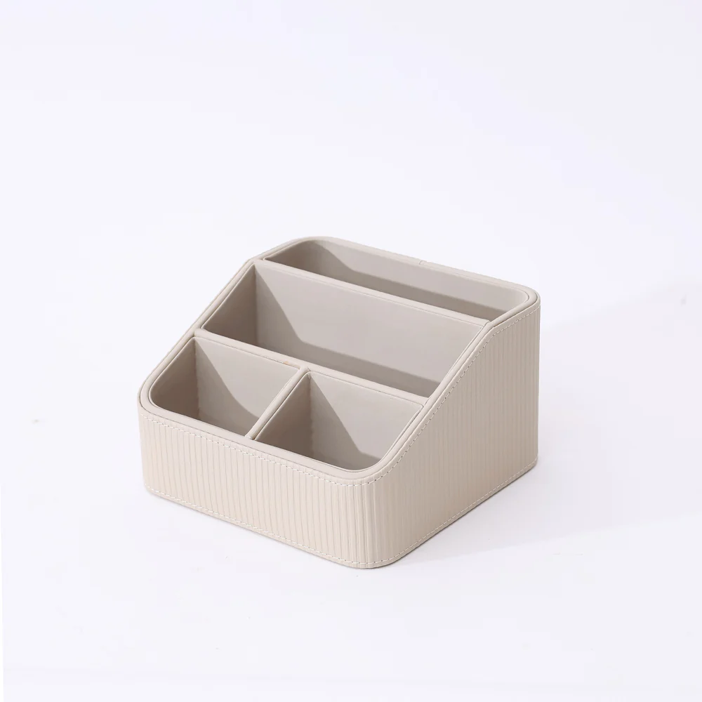 Stripes Multi-compartment Organiser - Taupe - Image 3