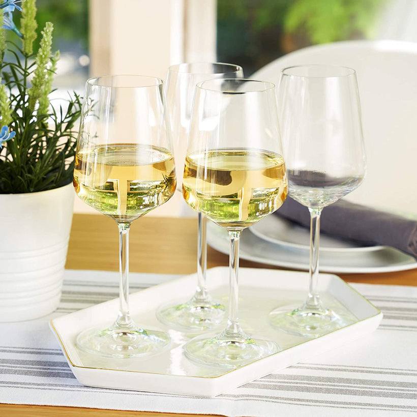 Style White Wine Glasses 440ml, Set of 4 - Image 4