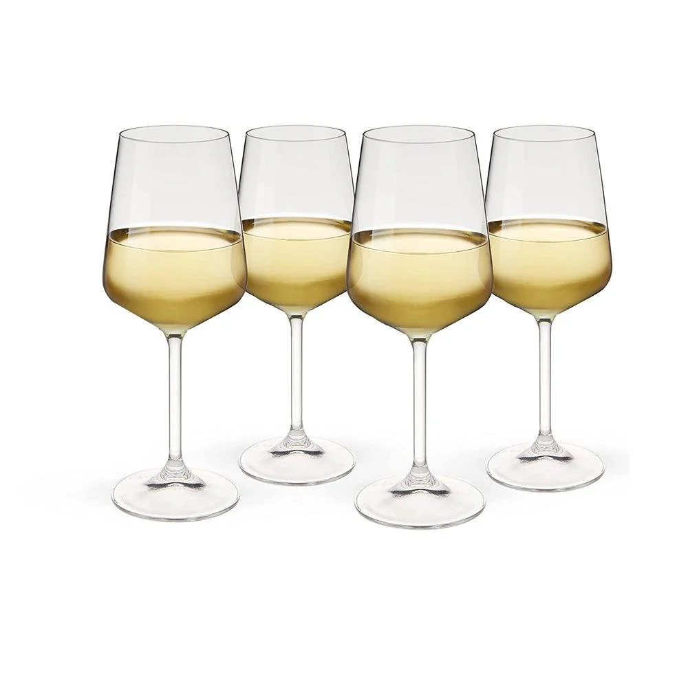 Style White Wine Glasses 440ml, Set of 4 - Image 6