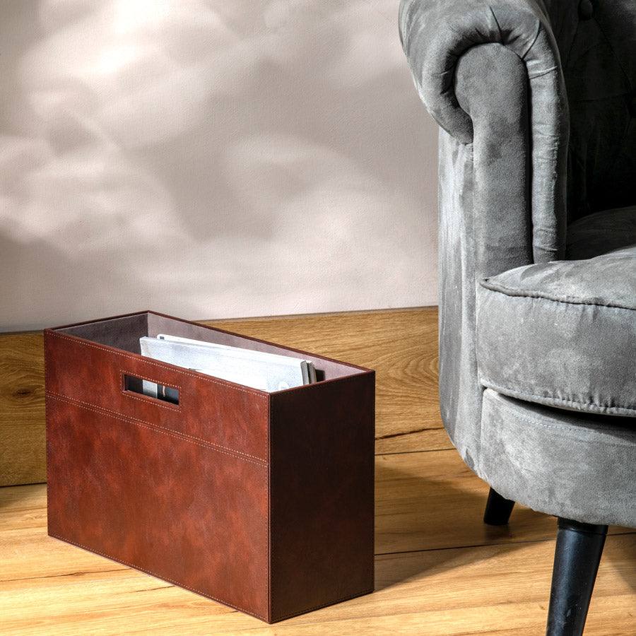 Savoy Magazine Holder - Brown - Image 4