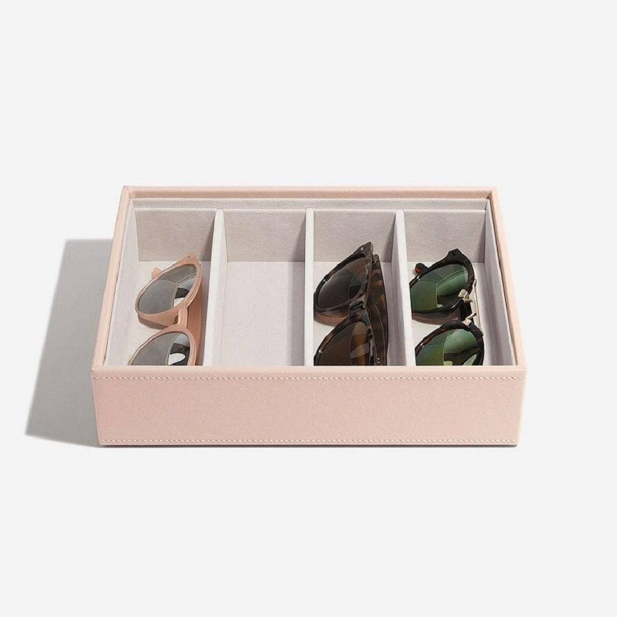 Sunglasses Box with Acrylic Lid - Blush Pink - Image 3