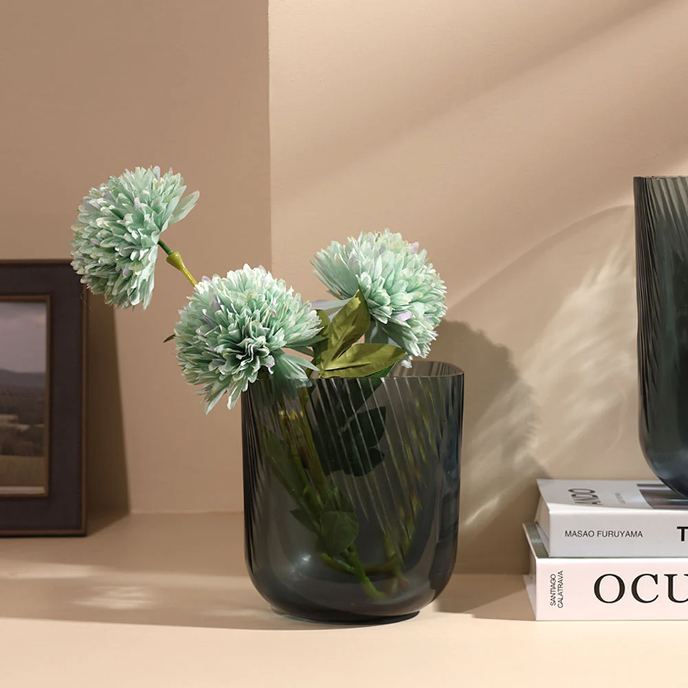 Suona Glass Vase Small - Indigo Blue - Image 2