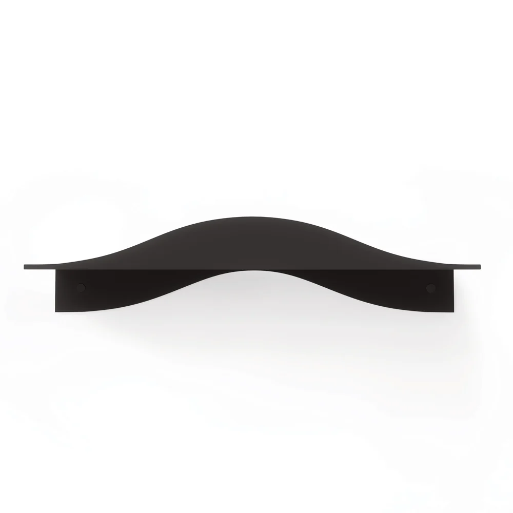 Surf Wall Shelves, Set of 2 - Black - Image 8