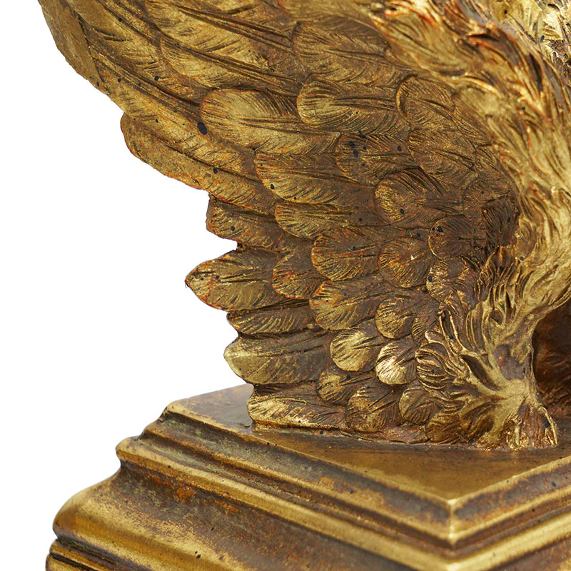 Swan Wings Antique Bookends, Set of 2 - Bronze - Image 11