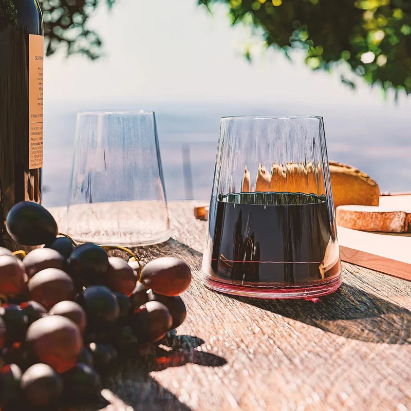 Symphony Stemless Wine Glasses 400ml, Set of 6 - Image 3