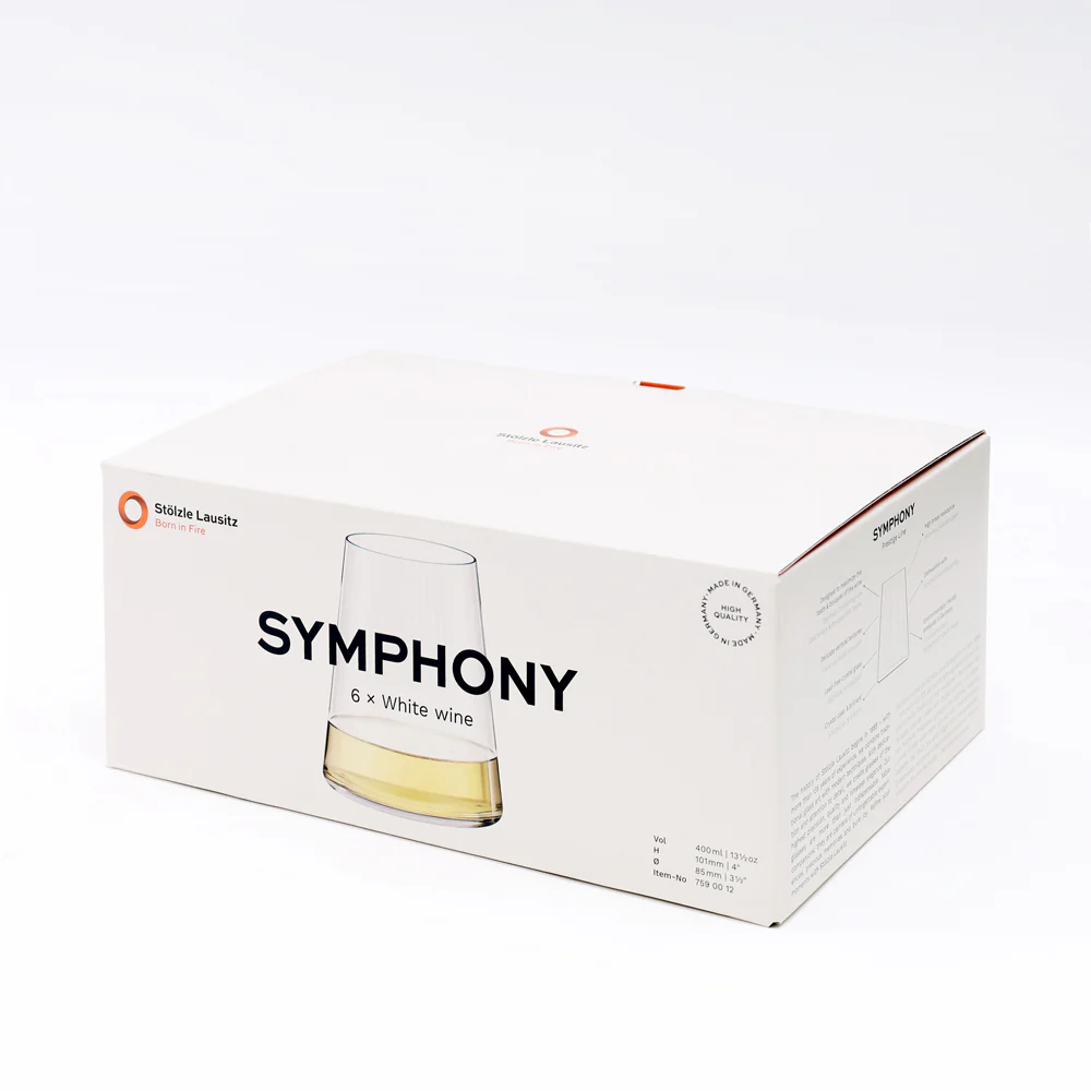 Symphony Stemless Wine Glasses 400ml, Set of 6 - Image 7