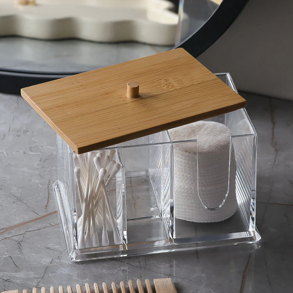 Tabz Multi-compartment Storage Jar with Bamboo Lid - Medium - Image 2