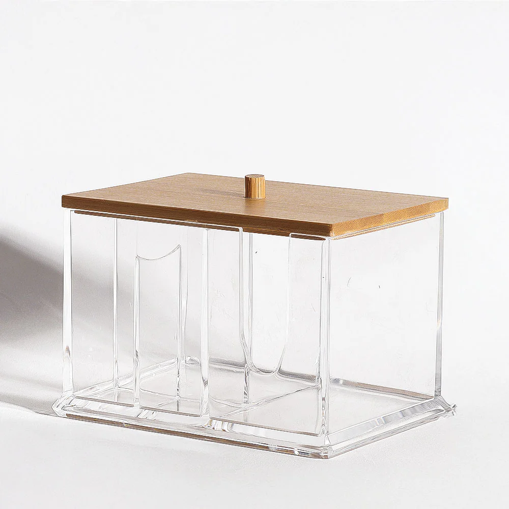 Tabz Multi-compartment Storage Jar with Bamboo Lid - Medium - Image 3