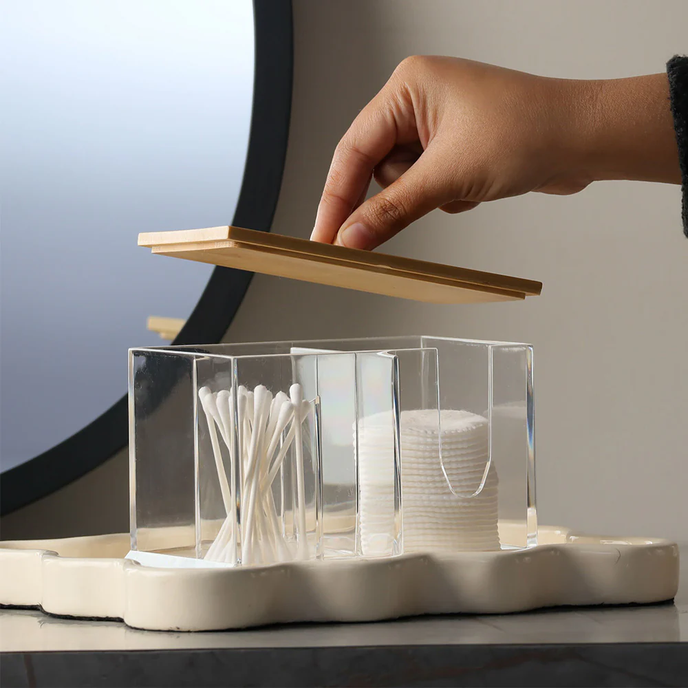 Tabz Multi-compartment Storage Jar with Bamboo Lid - Medium - Image 5