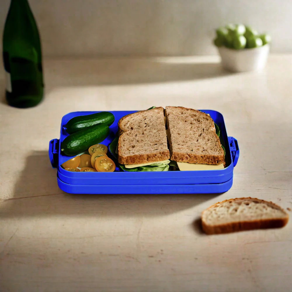 Take A Break Lunch Box Flat - Vivid Blue - Image 2