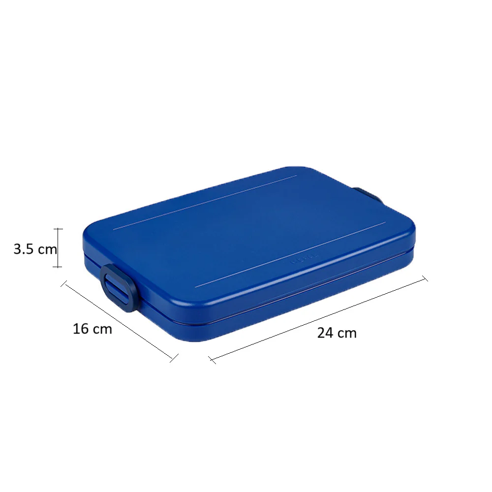 Take A Break Lunch Box Flat - Vivid Blue - Image 4