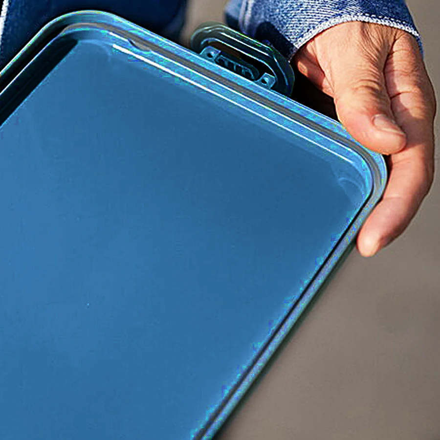 Take A Break Lunch Box Flat - Vivid Blue - Image 7