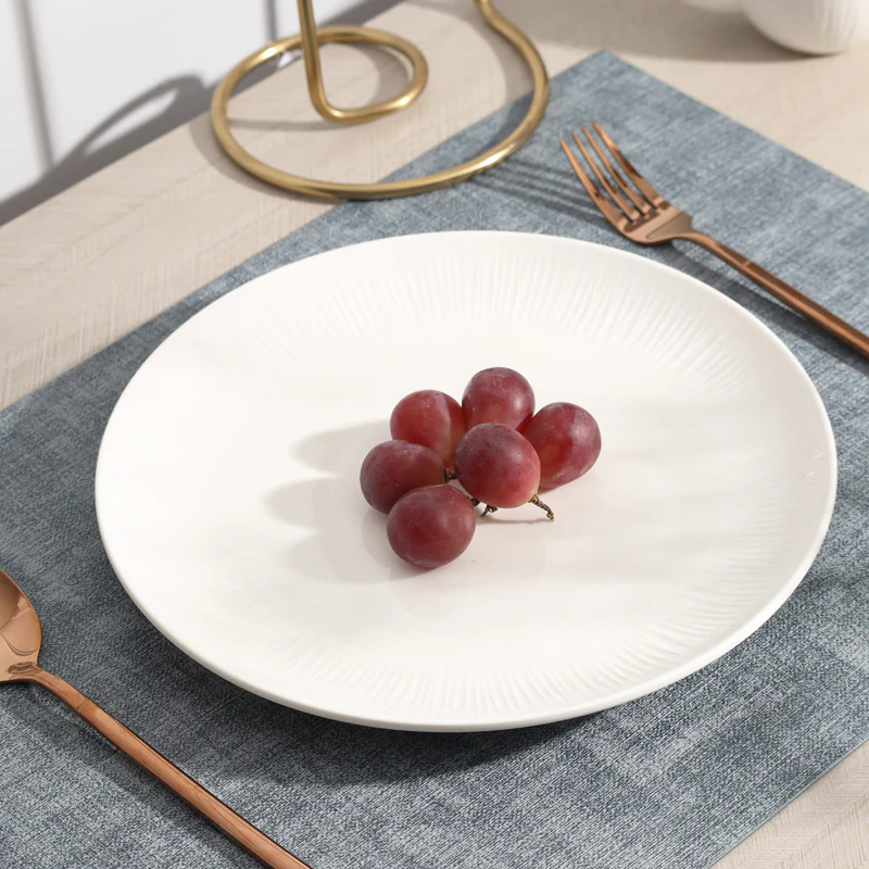 Talia Dinner Plate - Ivory - Image 4
