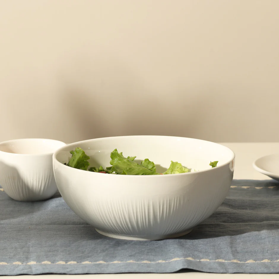 Talia Large Bowl - Ivory - Image 3