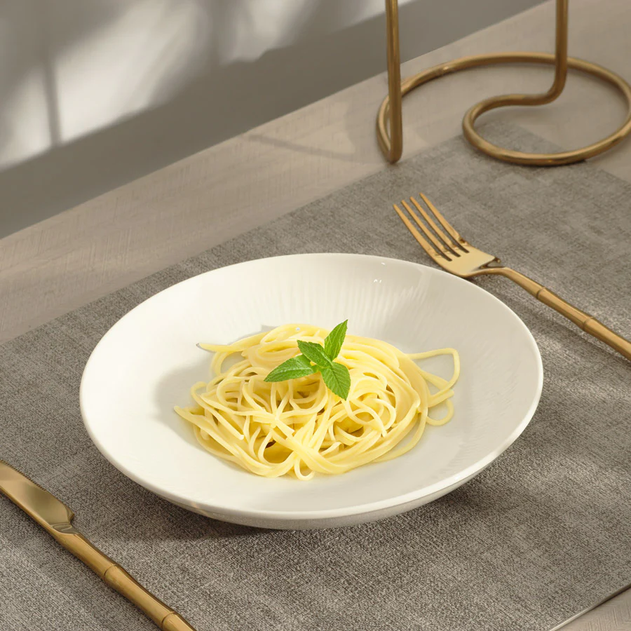 Talia Pasta Plate - Ivory