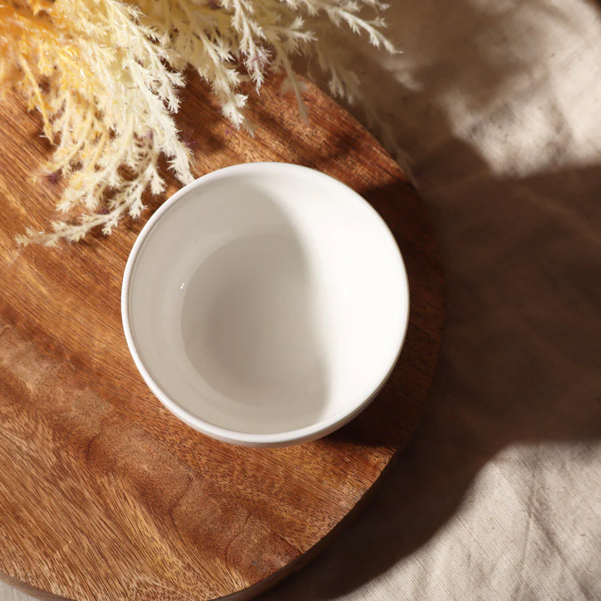 Talia Small Bowl - Ivory - Image 5