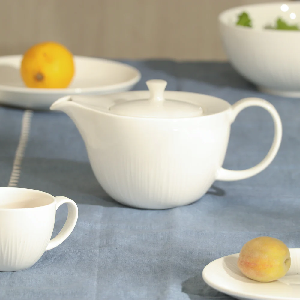 Talia Tea Pot - Ivory - Image 2