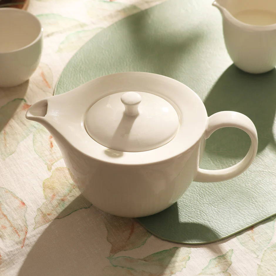 Talia Tea Pot - Ivory - Image 4