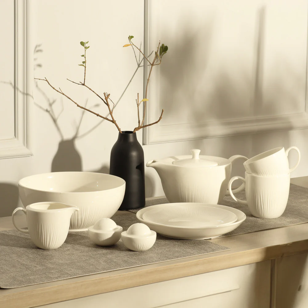 Talia Tea Pot - Ivory - Image 6