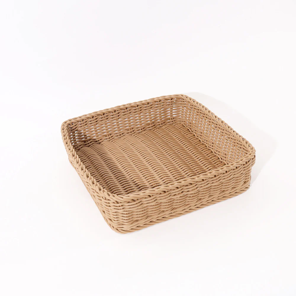 Tate Square Basket Medium - Khaki - Image 3