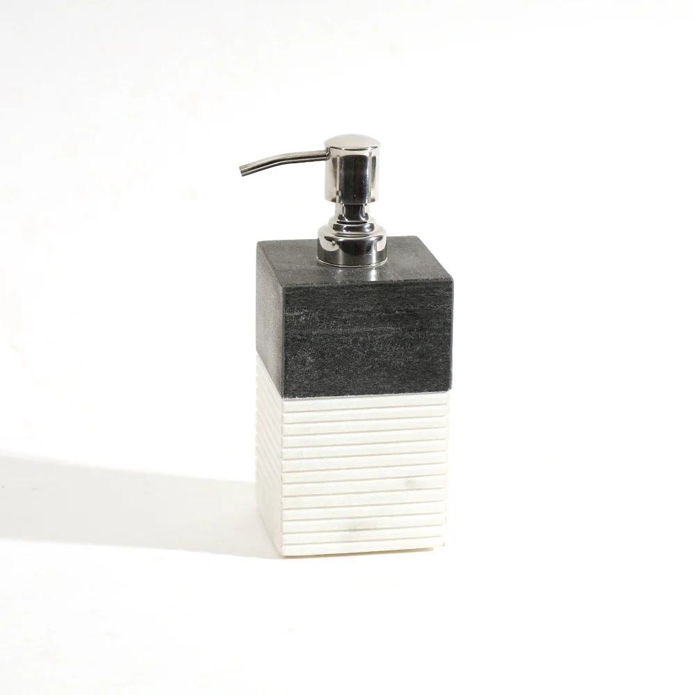 Tazo Marble Soap Dispenser - Black White - Image 5