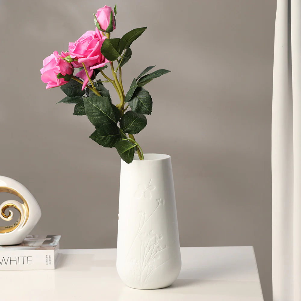 Tea Rose Faux Stem - Magenta - Image 5