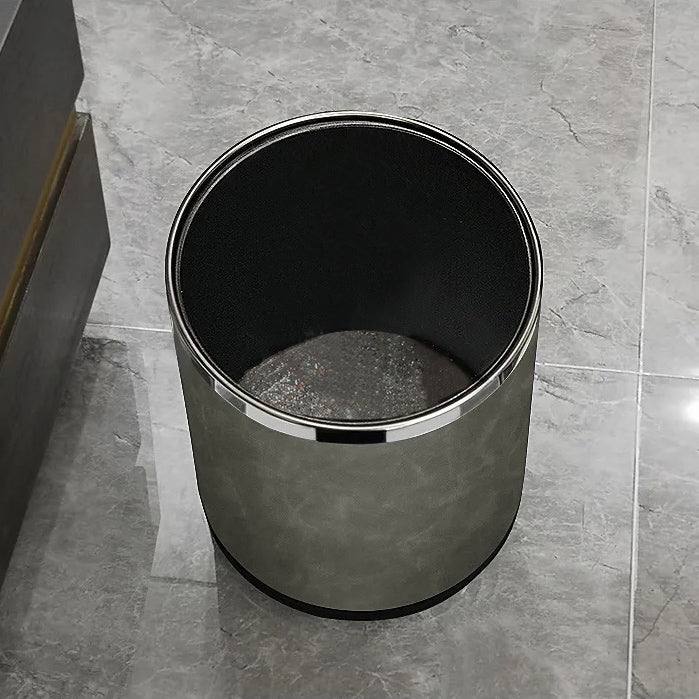 Textured Waste Bin 10L - Grey & Dark Steel - Image 9