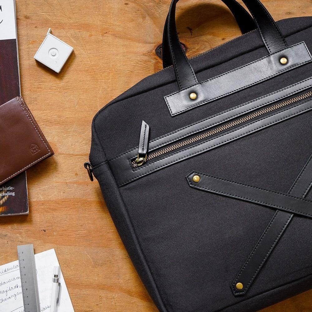 The Arrival Laptop Workbag - Charcoal - Image 3