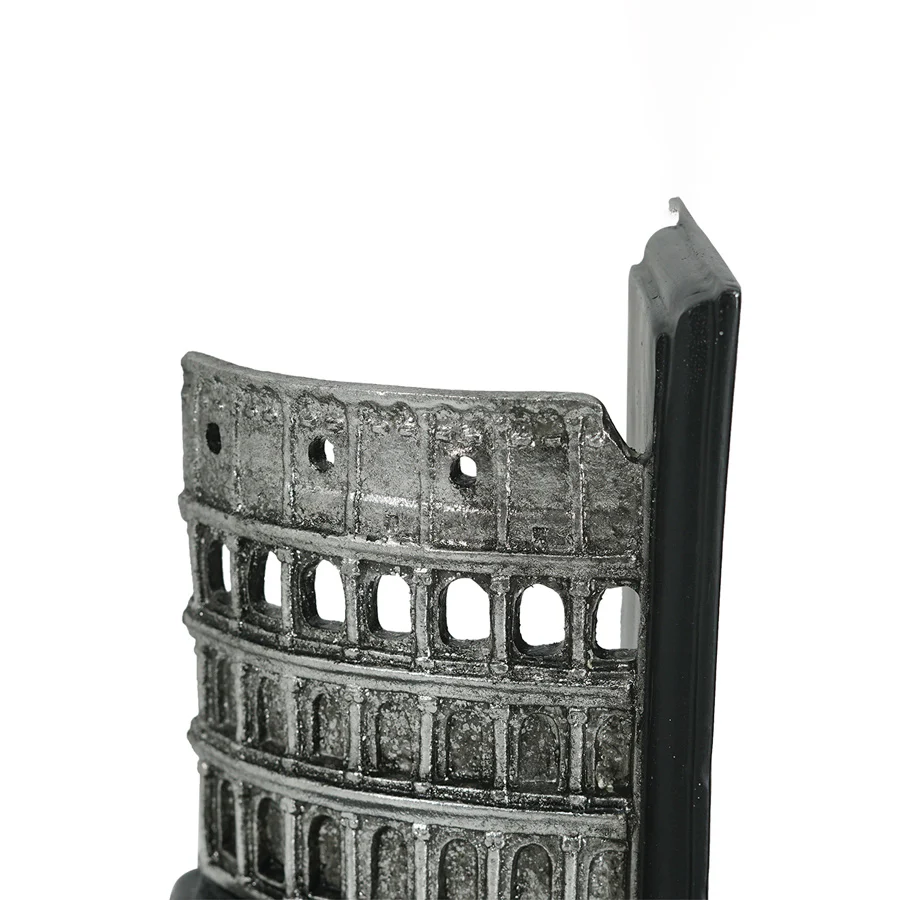 The Colosseum Bookends, Set of 2 - Silver Grey - Image 7