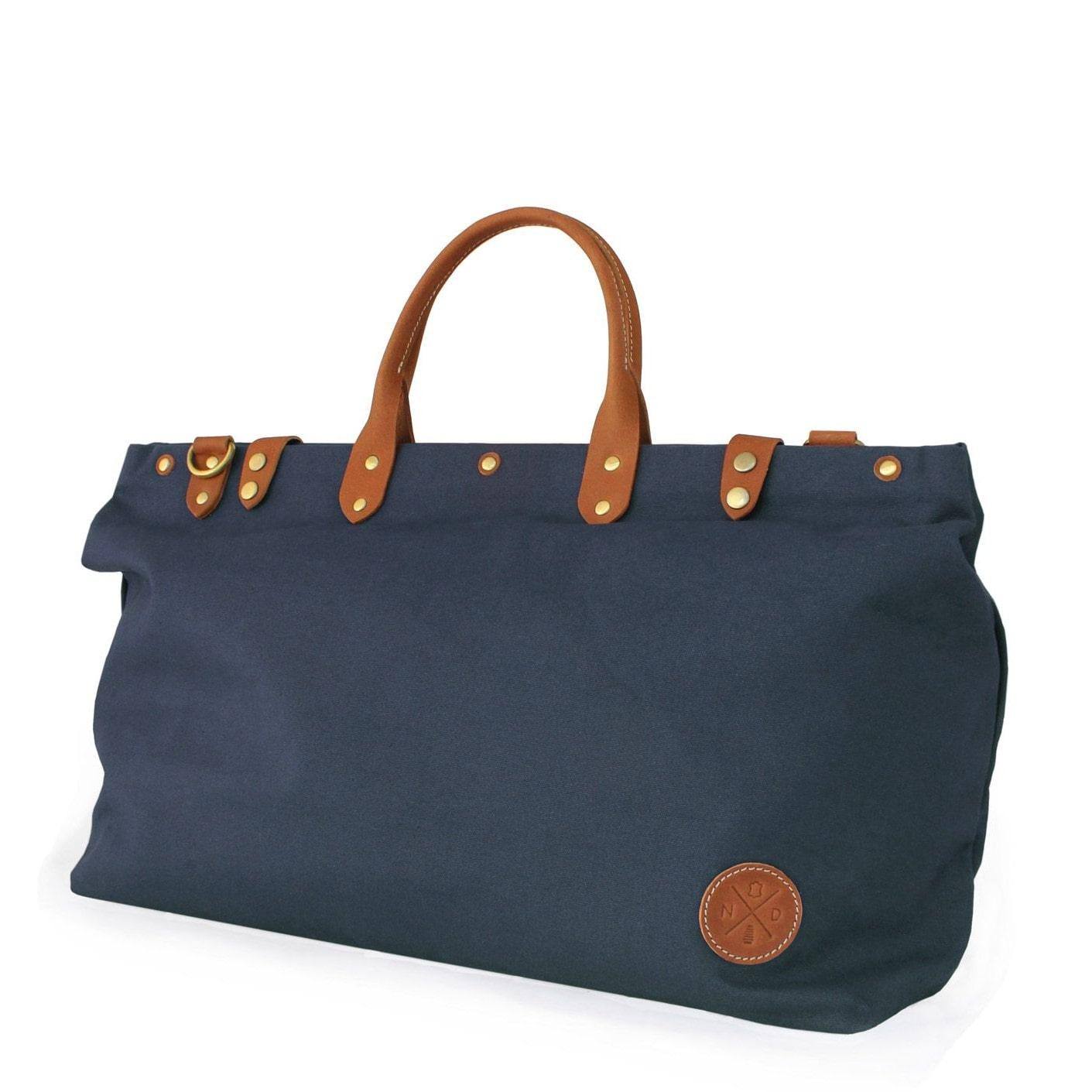 The Daily Duffel - Navy Blue Canvas - Image 2