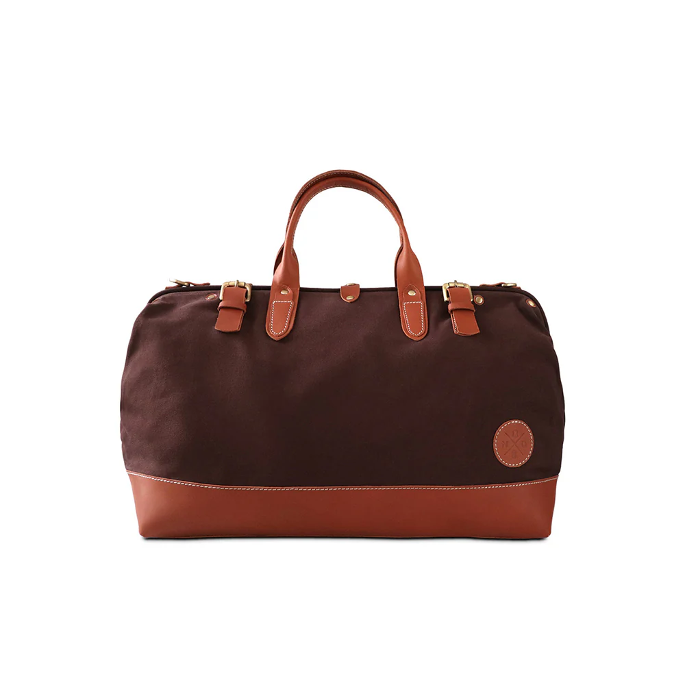 The Weekender Duffel - Brown Canvas - Image 6