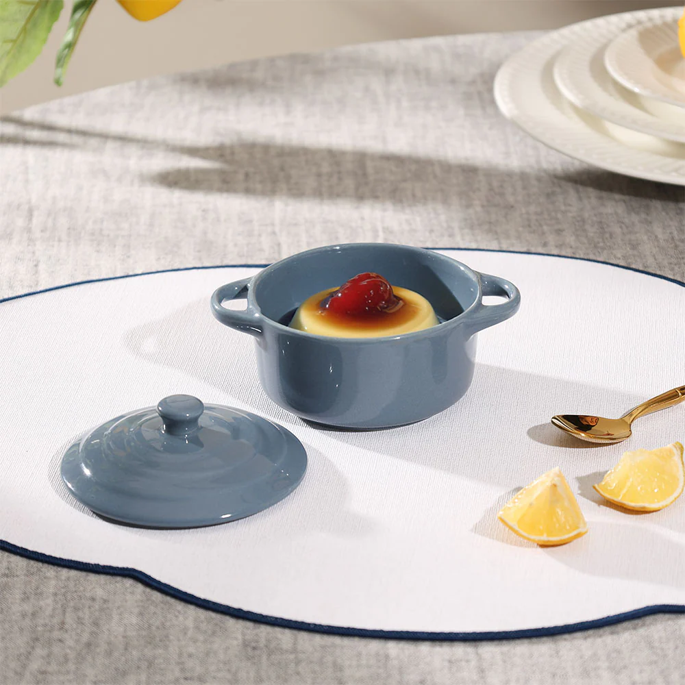 Therma Ceramic Serving Pot Mini - Slate Blue - Image 5