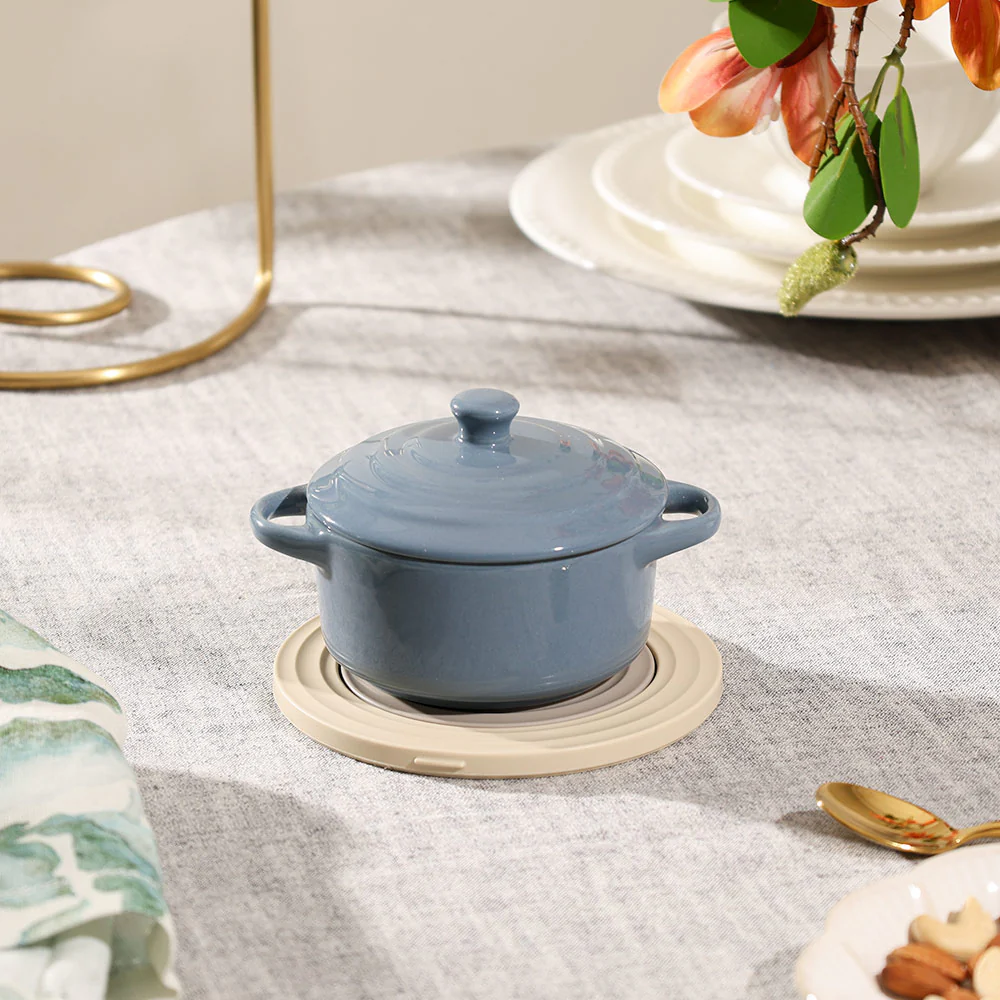 Therma Ceramic Serving Pot Mini - Slate Blue - Image 7