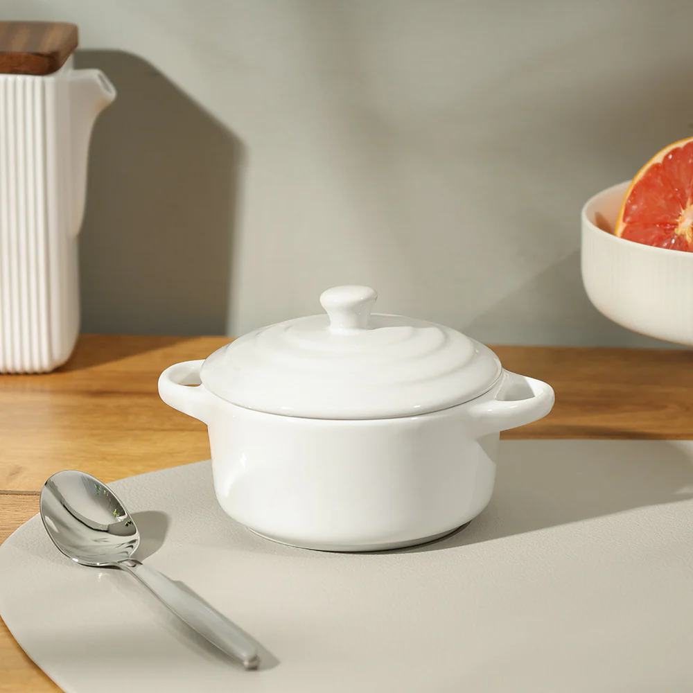 Therma Ceramic Serving Pot Mini - White - Image 3