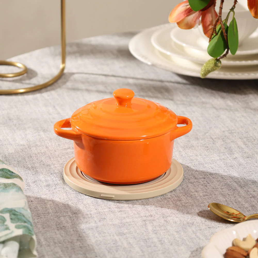 Therma Ceramic Serving Pot Small - Orange - Image 7