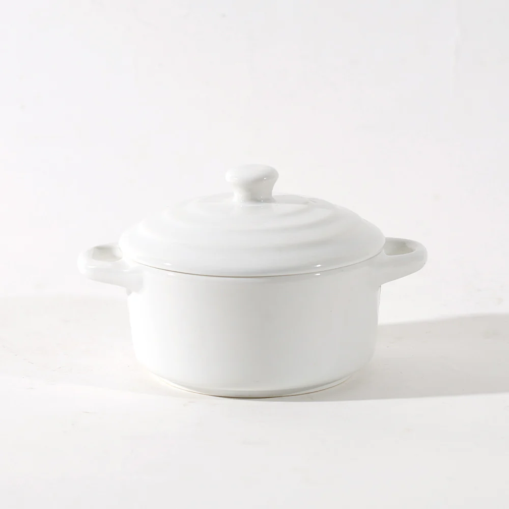 Therma Ceramic Serving Pot Small - White - Image 3