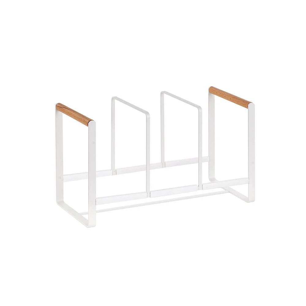 Three Compartment Plate Rack - White - Image 3