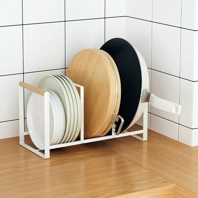 Three Compartment Plate Rack - White - Image 6
