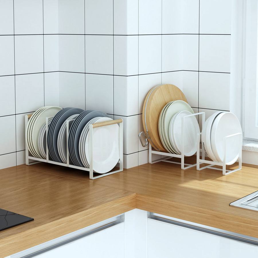 Three Compartment Plate Rack - White - Image 7