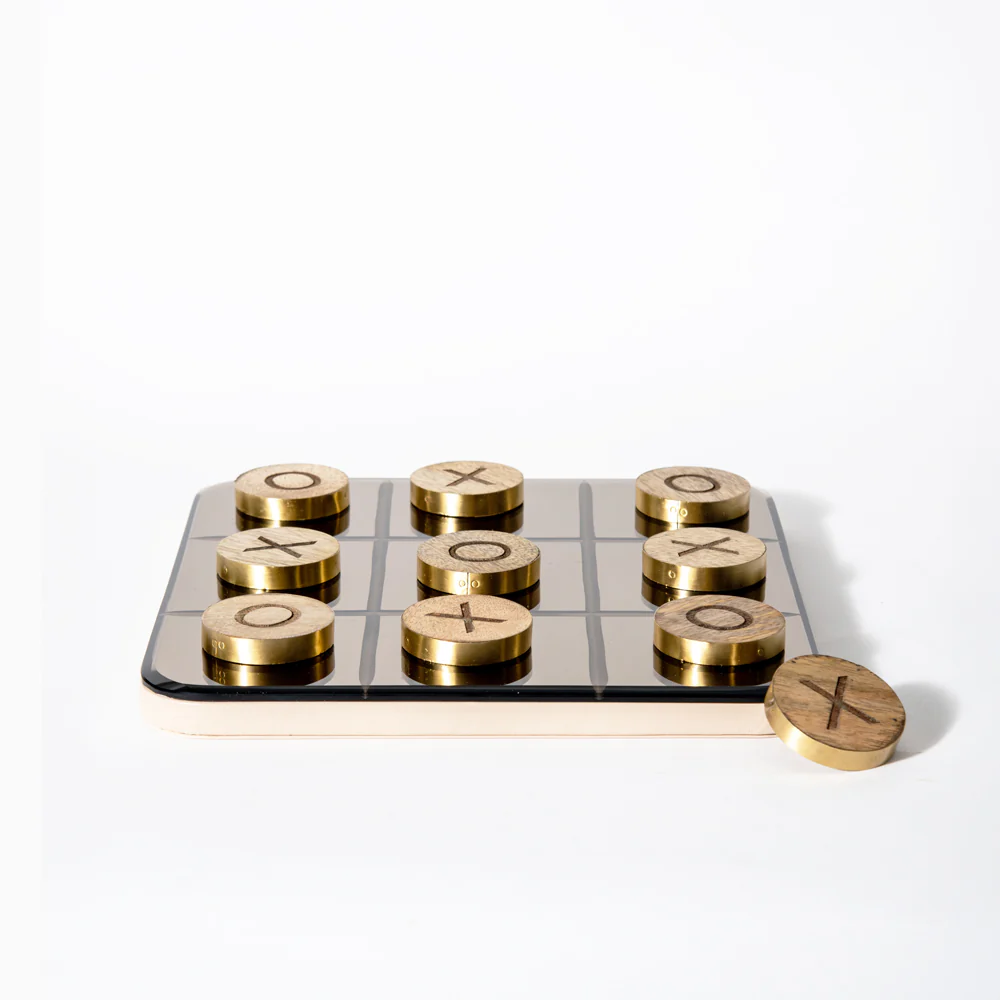 Tic-Tac-Toe Glass Tabletop Game - Image 3