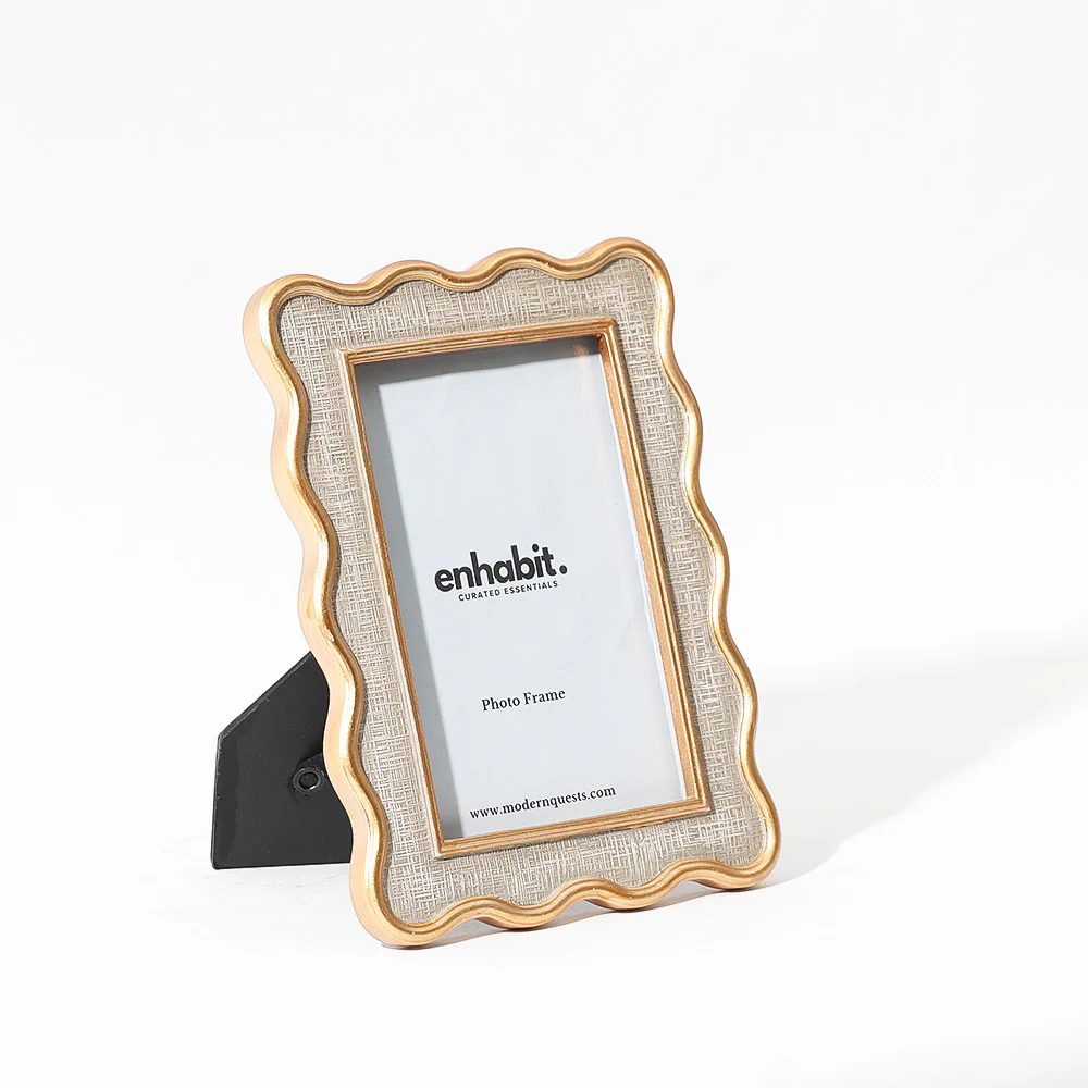 Tidal Photo Frame Medium - Grey Gold - Image 3