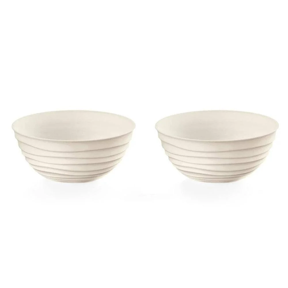 Tierra Bowls Small, Set of 2 - Milk White - Image 3