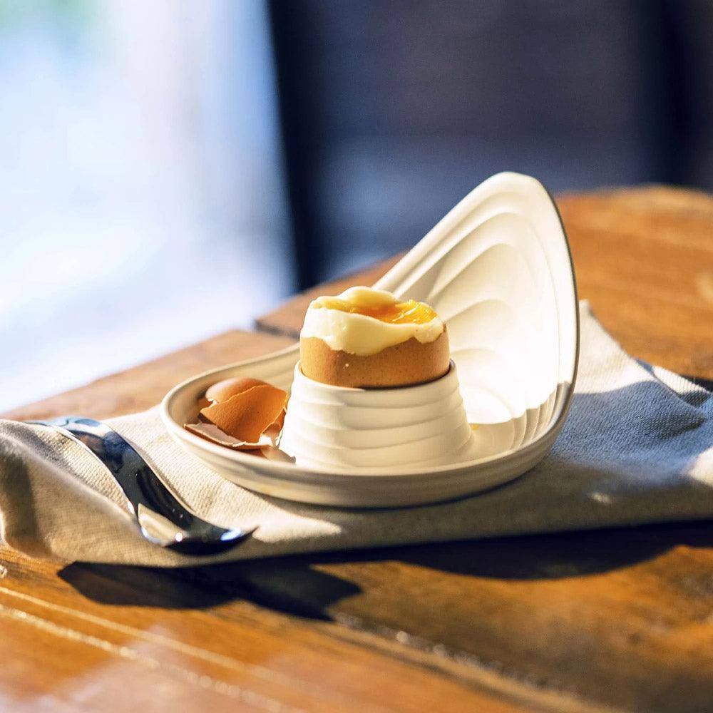 Tierra Egg Holders, Set of 2 - Milk White - Image 4
