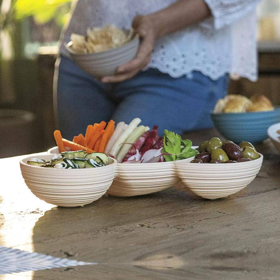 Tierra Sectional Serving Tray - Milk White - Image 2
