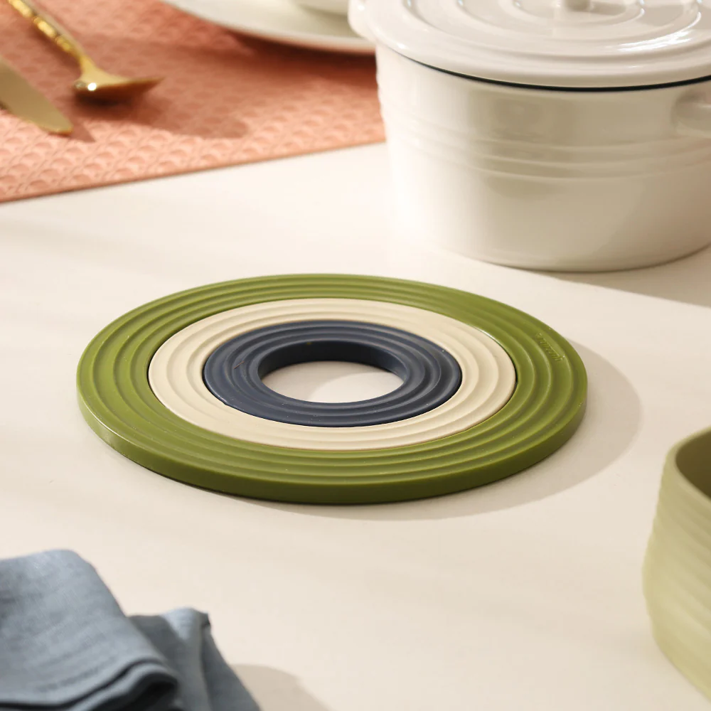 Tierra 3-in-1 Ring Trivets - Avocado Green - Image 5