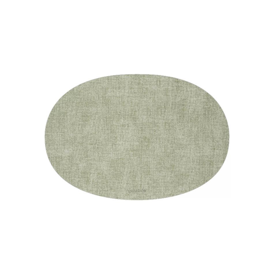 Tiffany Oval Reversible Mats, Set of 6 - Mint Green - Image 4