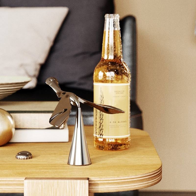 Tipsy Bottle Opener - Chrome