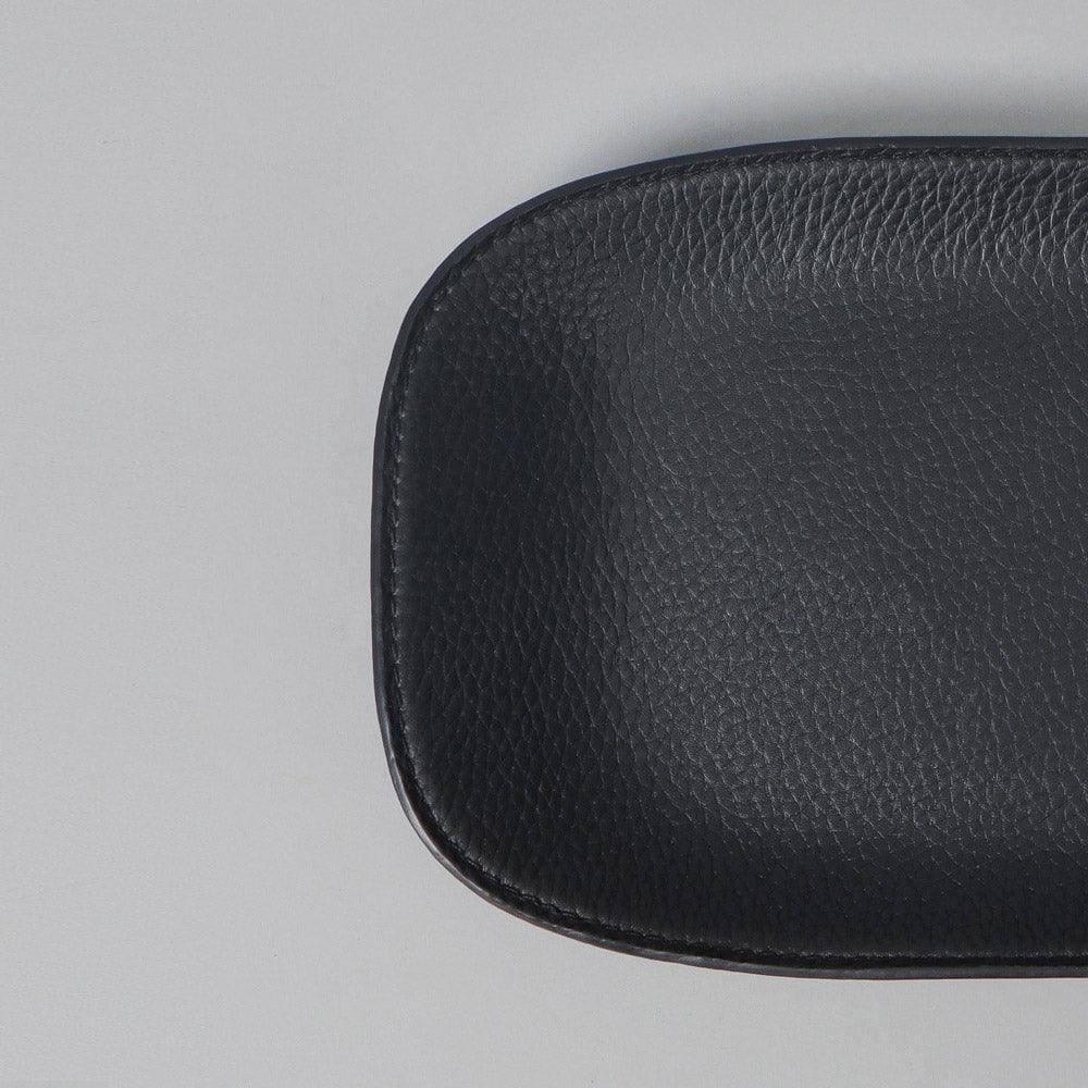 Tokyo Leather Tray Medium - Black - Image 5